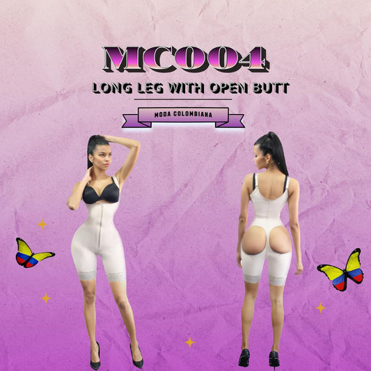 Ultra Butt Lifter with Open Buttocks Knee Length
