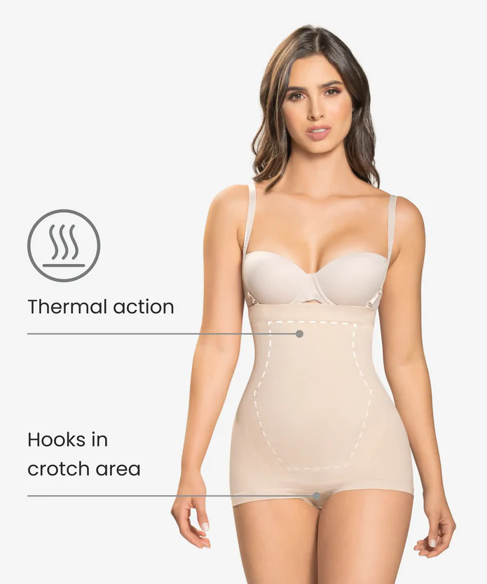 Seamless Under Bust Body Shaper in Boy-Short