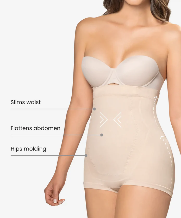 Seamless Under Bust Body Shaper in Boy-Short