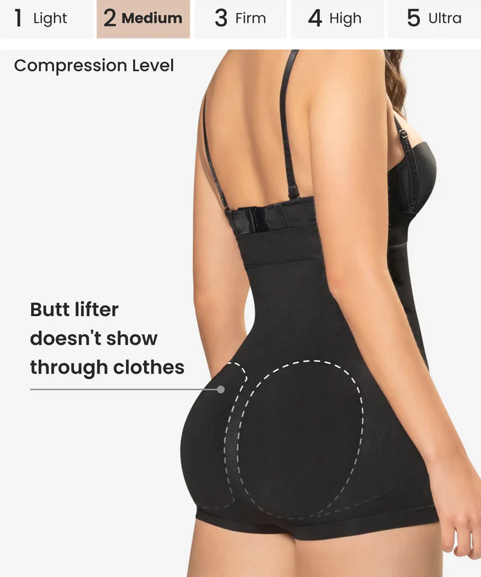 Seamless Under Bust Body Shaper in Boy-Short
