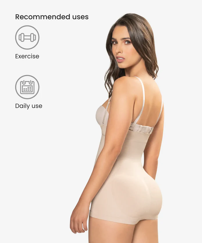 Seamless Under Bust Body Shaper in Boy-Short