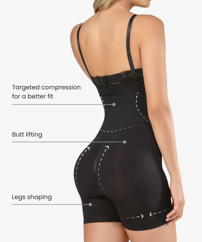 Seamless Strapless Thermal Full Body Shaper
