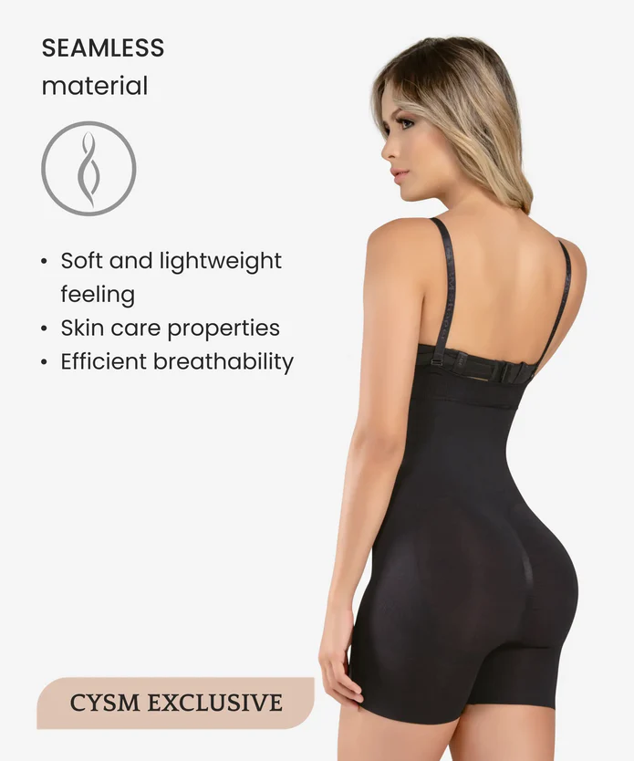 Seamless Strapless Thermal Full Body Shaper