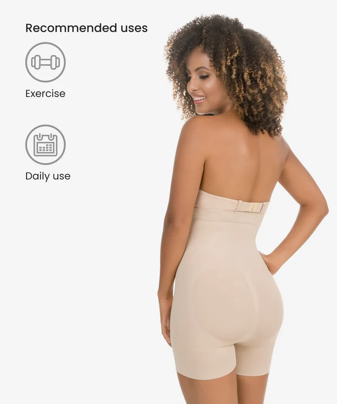 Seamless Strapless Thermal Full Body Shaper