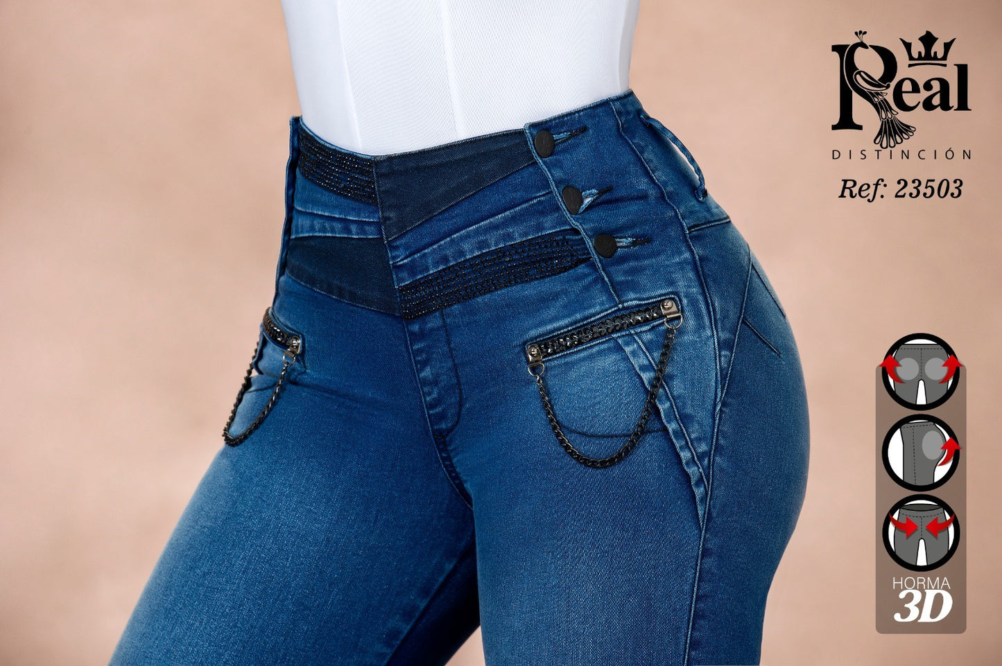 REAL JEANS CON REALCE