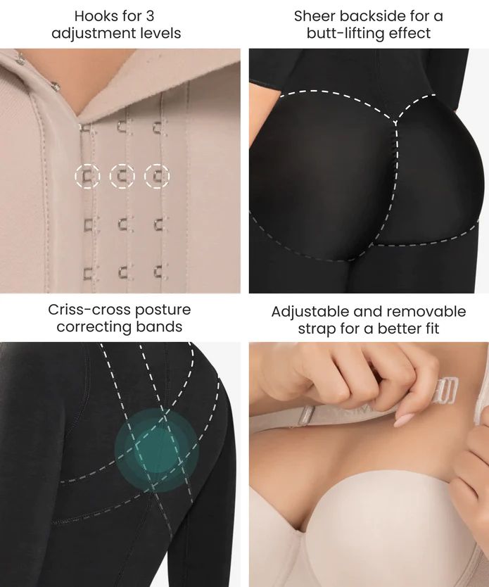 Arm Shaping Gradual Compression Bodysuit