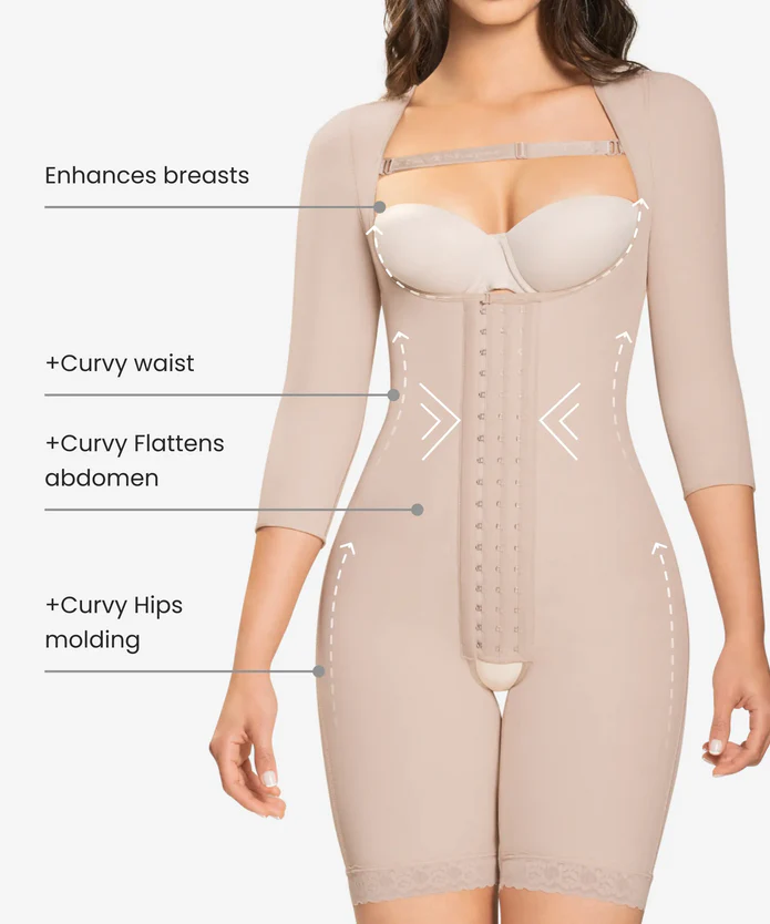 Arm Shaping Gradual Compression Bodysuit
