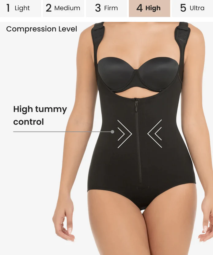 Thermal Body Shaper With Wide Straps