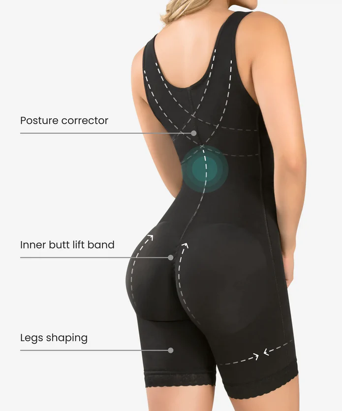 High Control Mid-Thigh Bodysuit