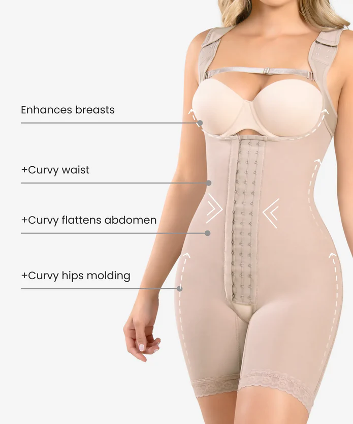 High Control Mid-Thigh Bodysuit