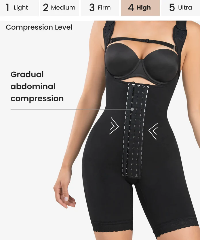High Control Mid-Thigh Bodysuit