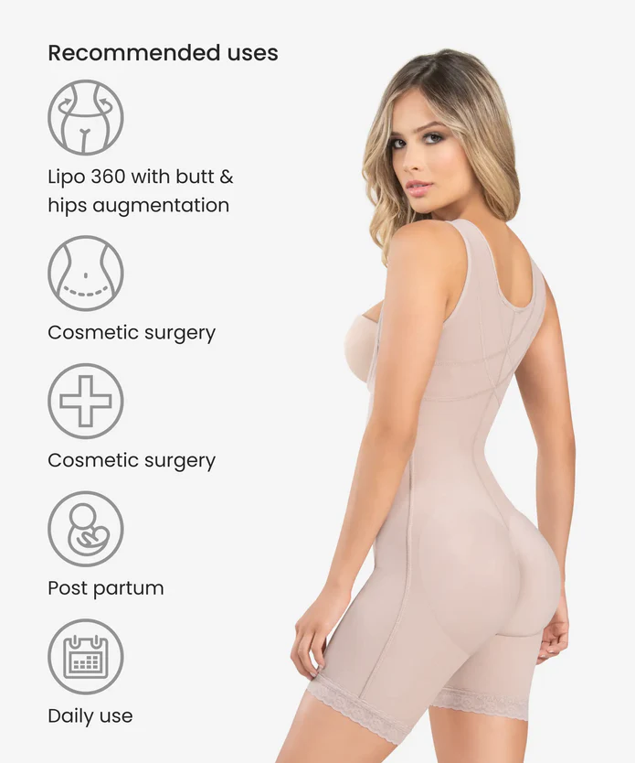 High Control Mid-Thigh Bodysuit