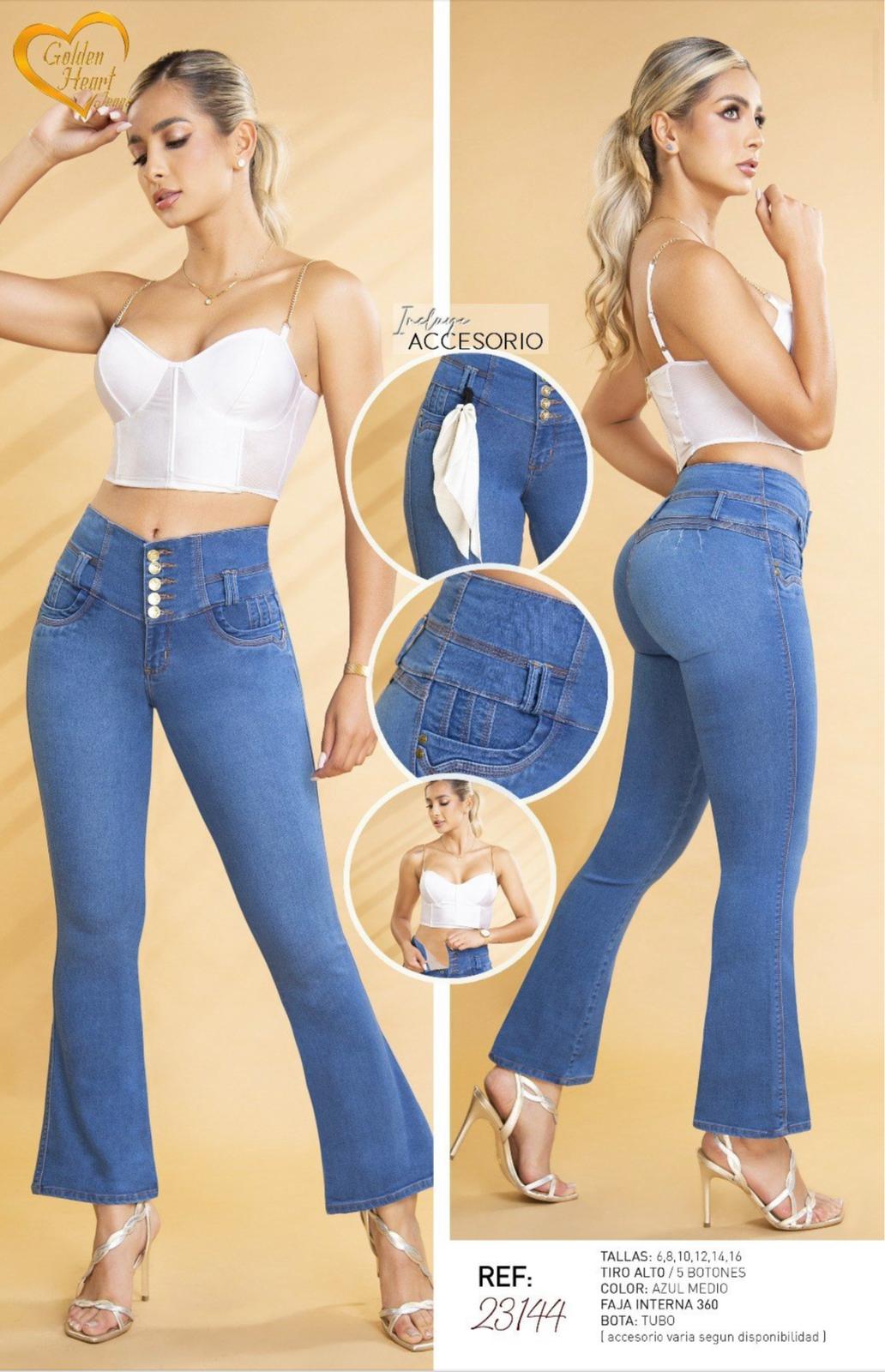 Xanthe's Colombian Jeans Levantacola