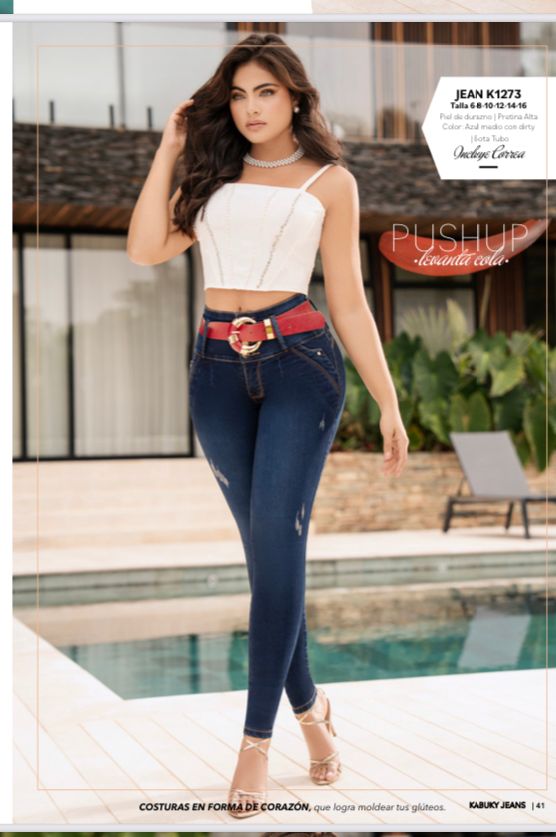 KABUKY JEANS PUSH UP FAJA