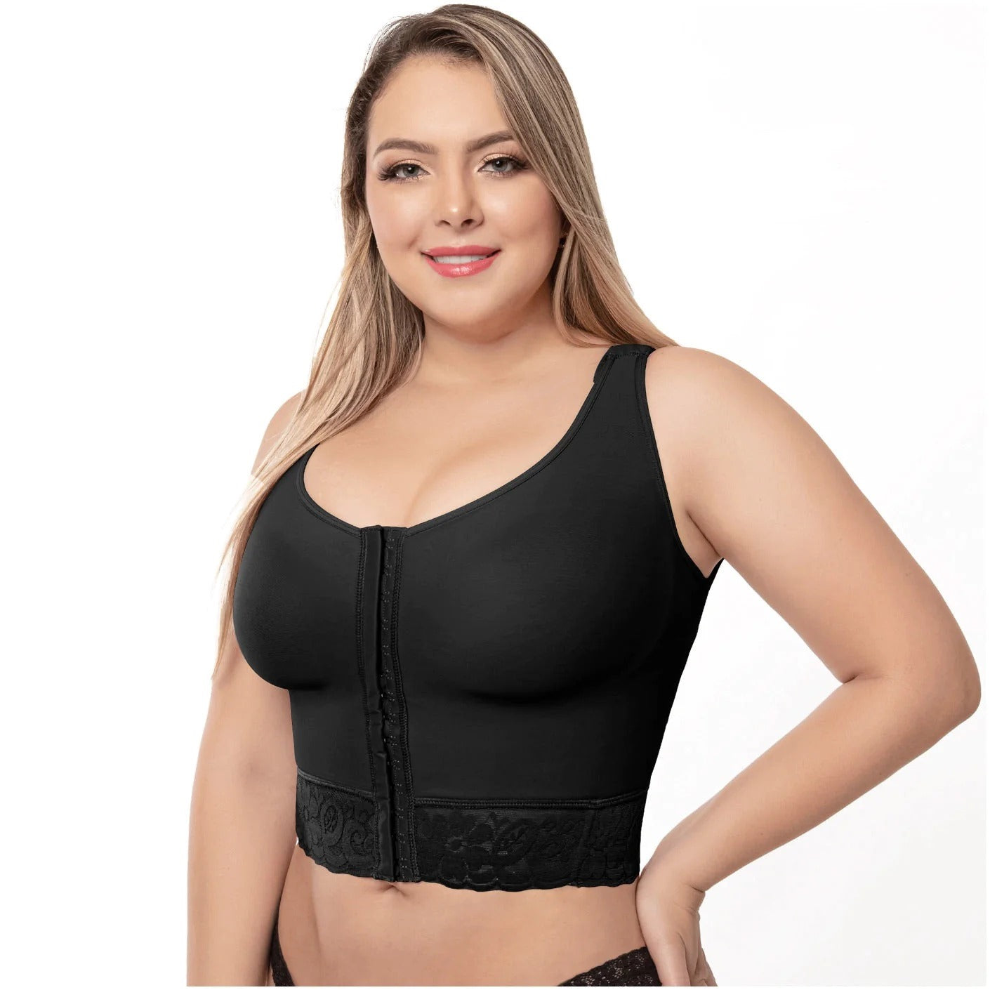 Post Op High Compression Waist Length Posture Corrector Bra