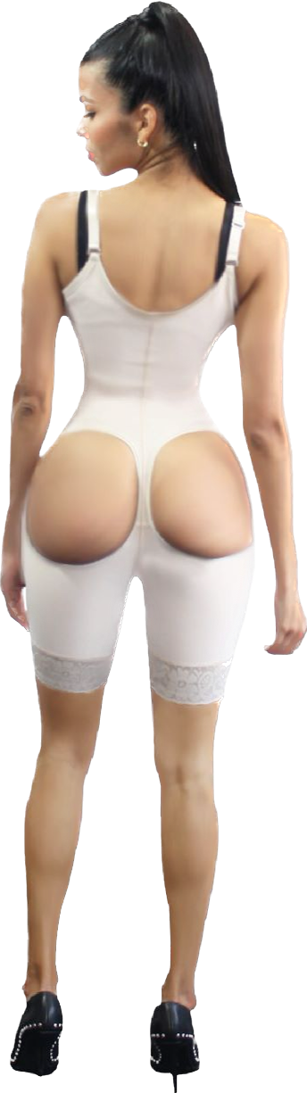 Ultra Butt Lifter with Open Buttocks Knee Length