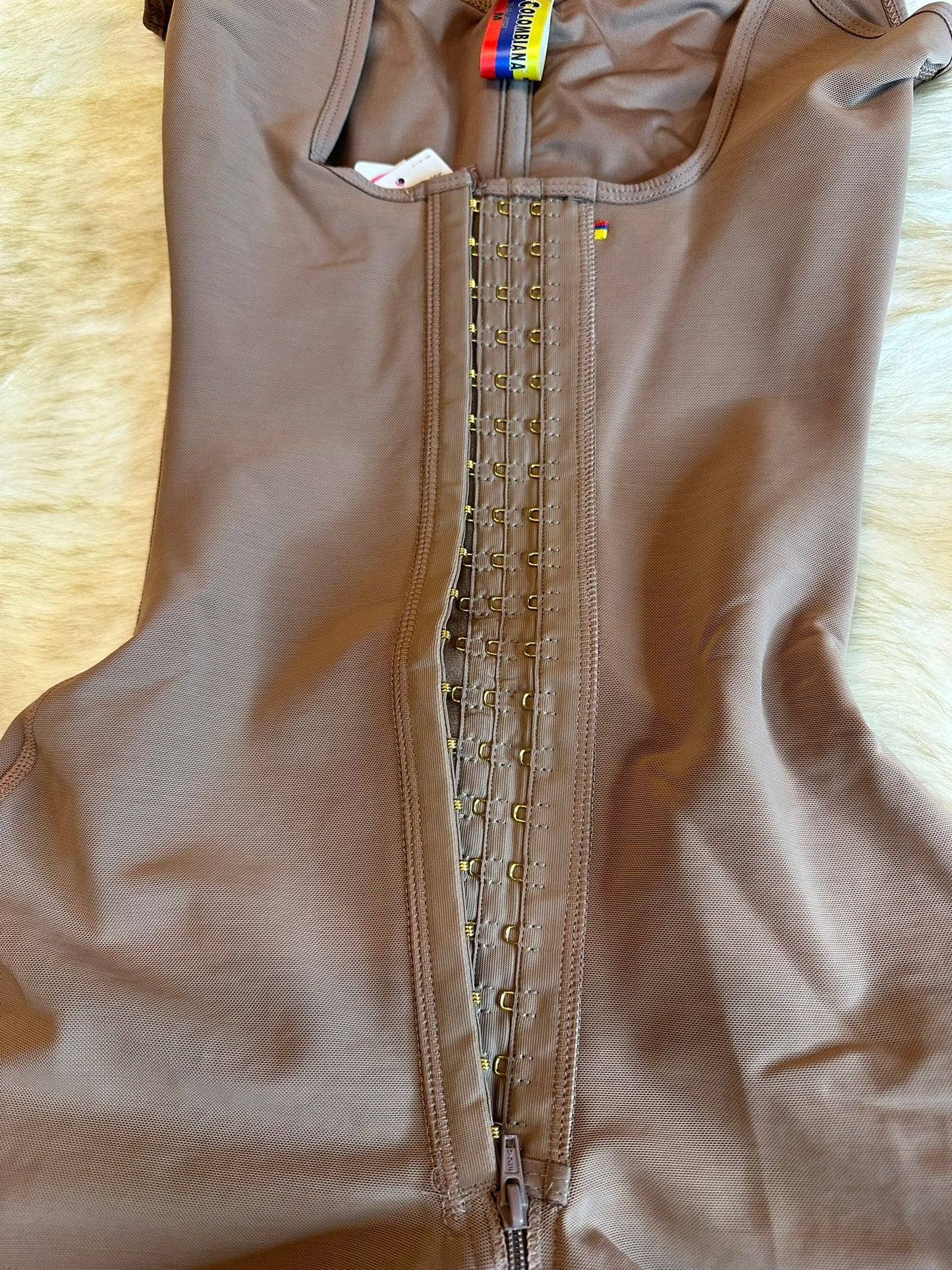 Post-Op Stage 3 Faja MC037 BBL & Liposuction – Waist Trainer with Padded Straps & 3 Support Rods