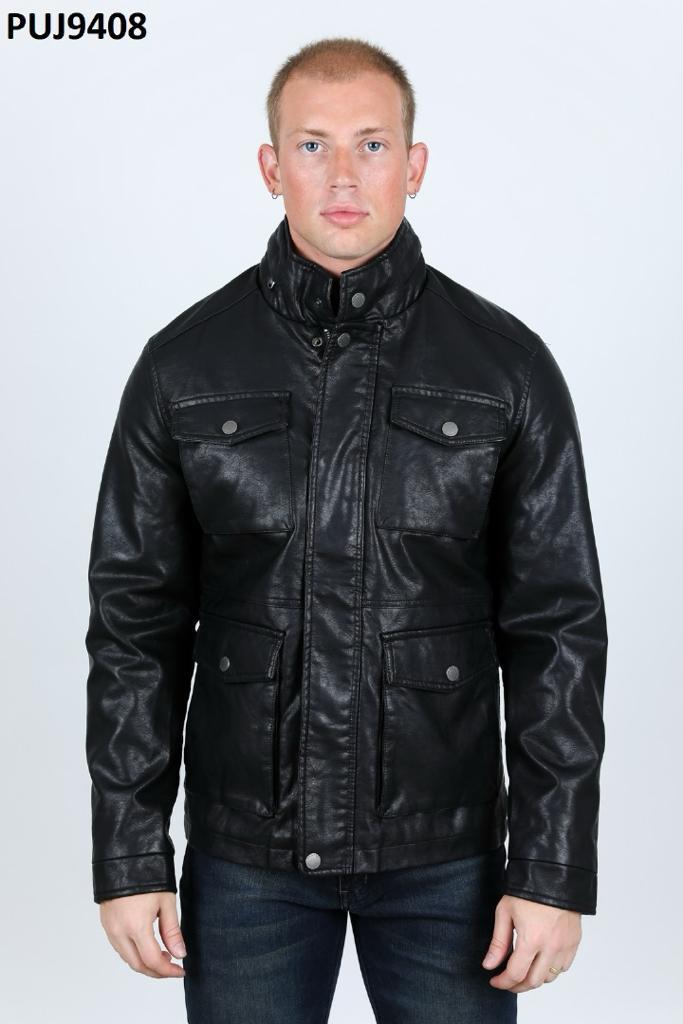 Leather Long Sleeve Jacket