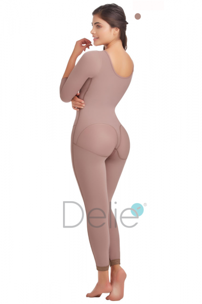 Post Surgery Zipper Long Sleeve with Bra Fajate