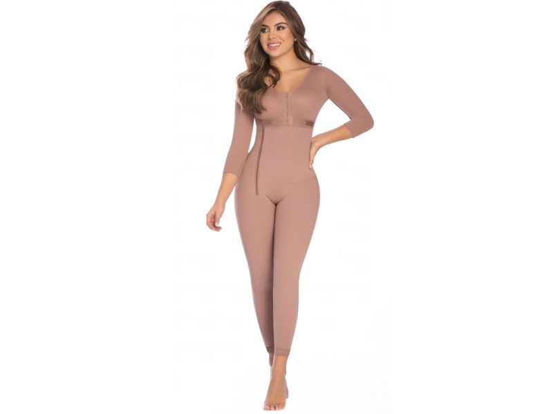 Post Surgery Zipper Long Sleeve with Bra Fajate