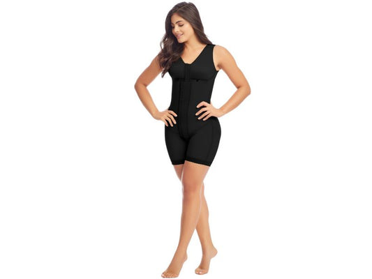 Fajas Delie High Compression Girdle Mid Thigh With Bra Fajate Ref 09215