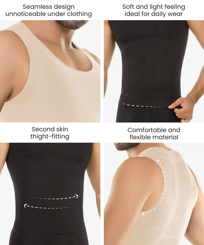 Men's Seamless Control Compression Shirt