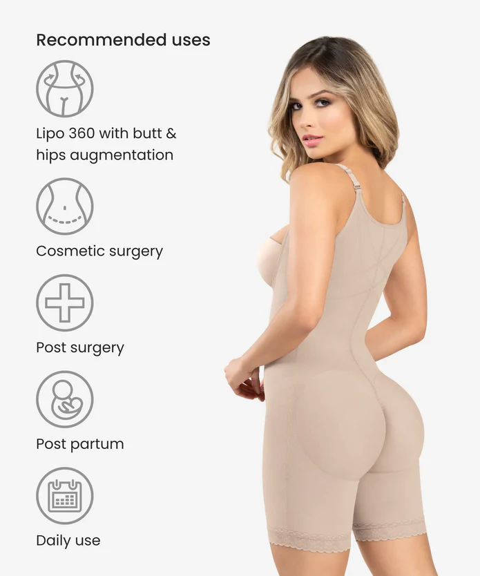 Firm Control Bodysuit with Butt-lift