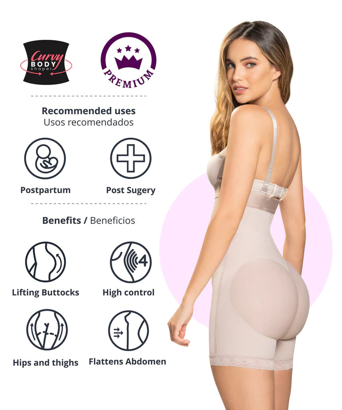 Strapless Boy-Short Ultra Silhouette Shaper