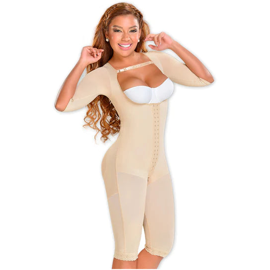 Knee-Length Faja with Sleeves
