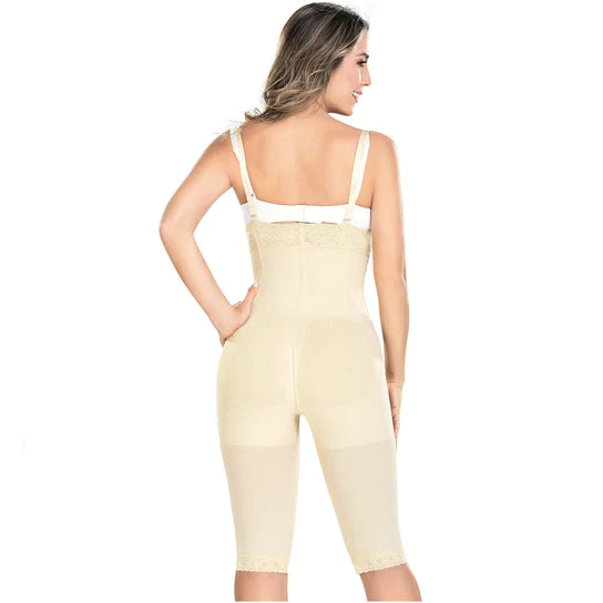 Silicone Strapless Knee-Length Faja