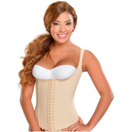 Waist Trainer With Covered Back & Wide Straps