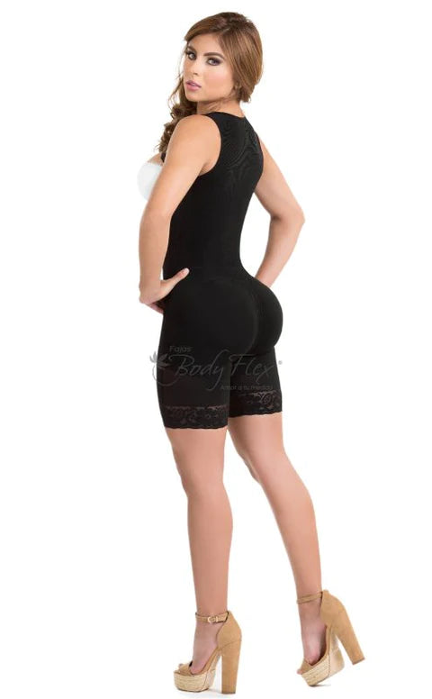 Fajas BodyFlex Mid-Thighs Butt-Lifter with Wide Straps Ref 024