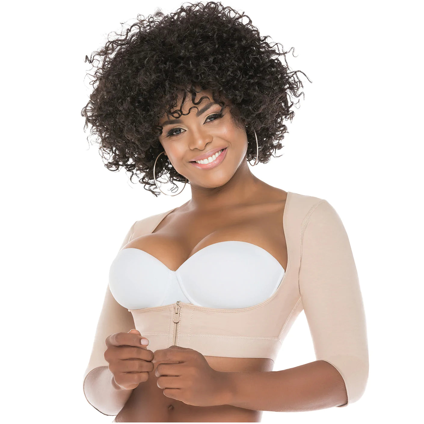 Liposuction Arm Shaper Postsurgical Faja with Sleeves