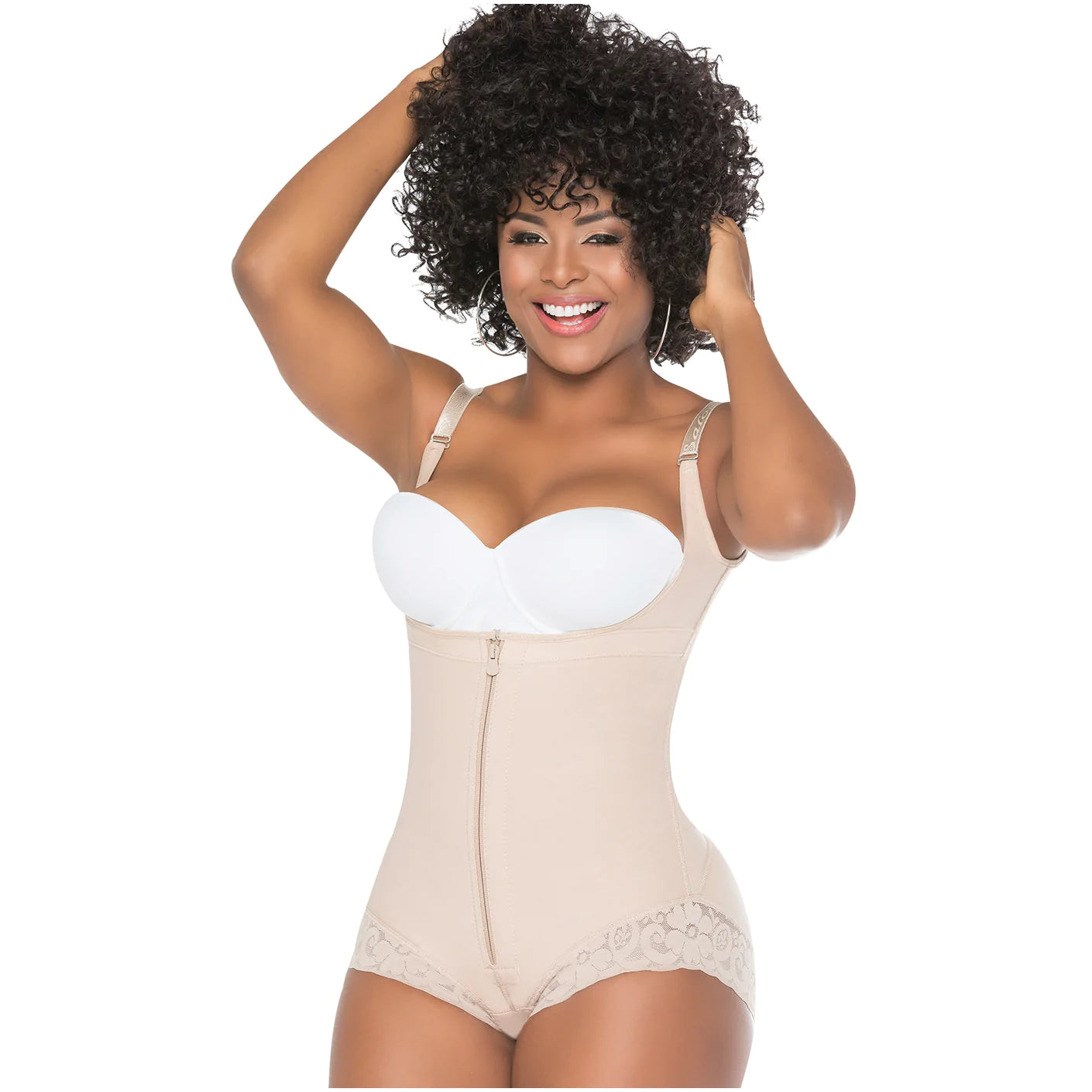 Fajas Salome Butt Lifter Tummy Control Shapewear Boy-Short 0413