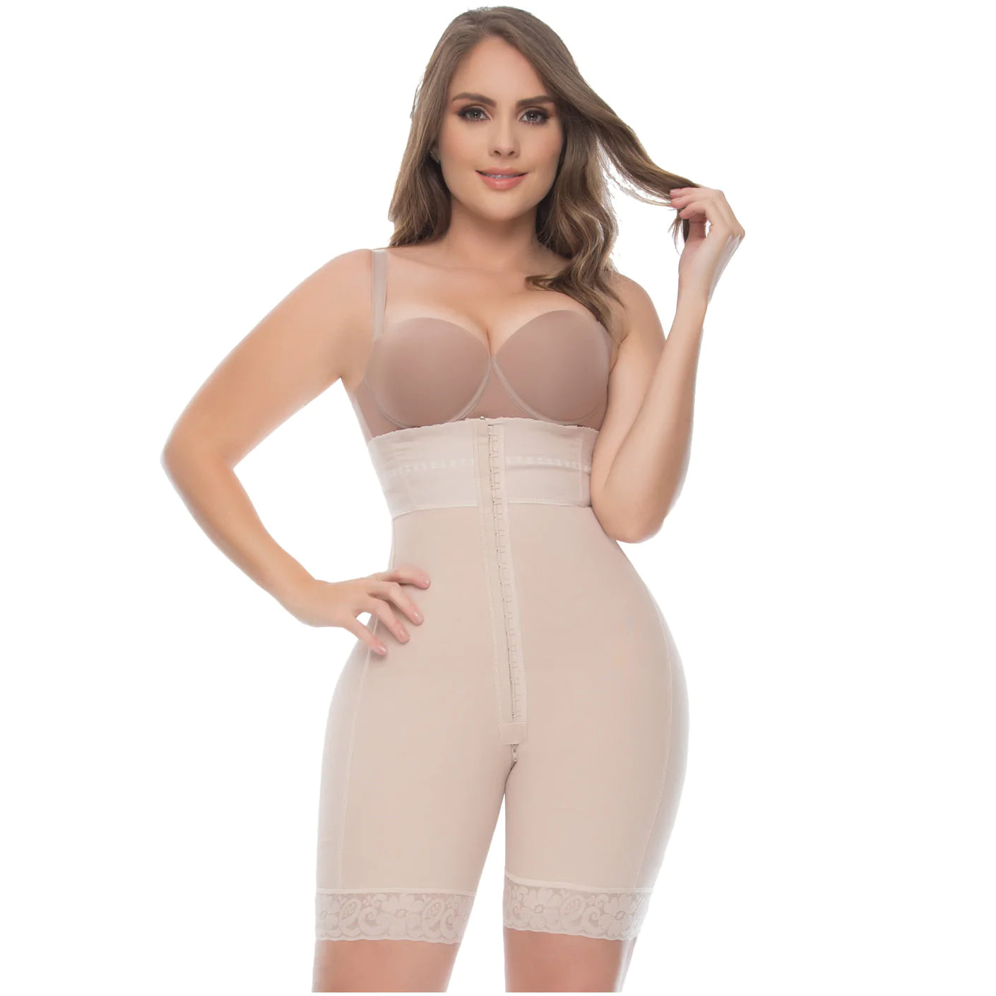 Fajas Uplady Strapless High Waisted Tummy Control Butt Lifter 6199