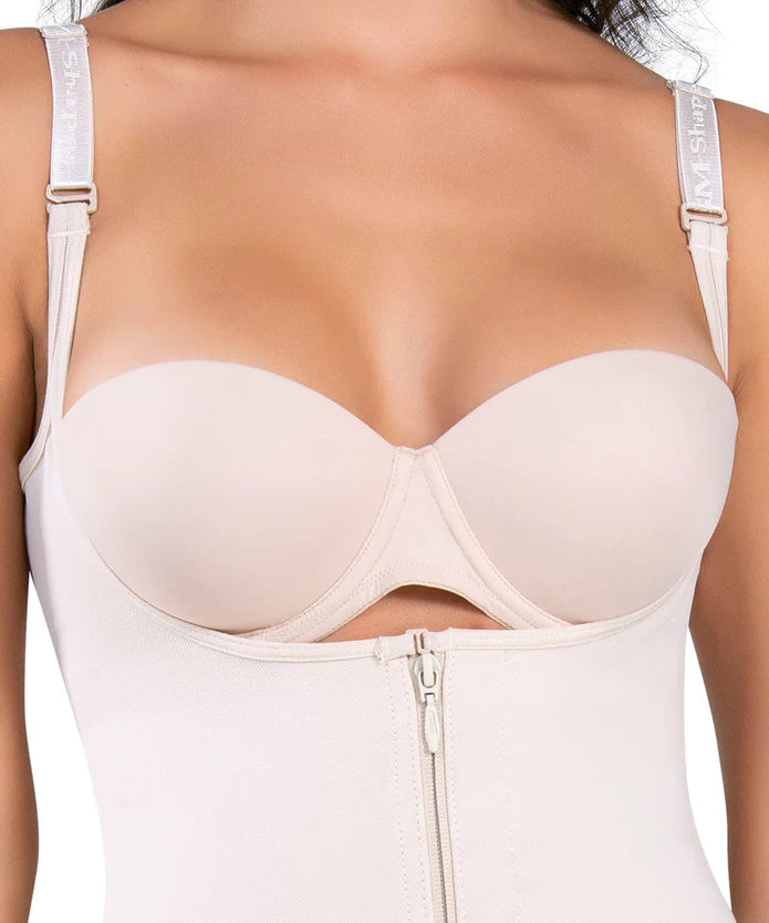 High-Control Open-Bust Contouring Bodysuit
