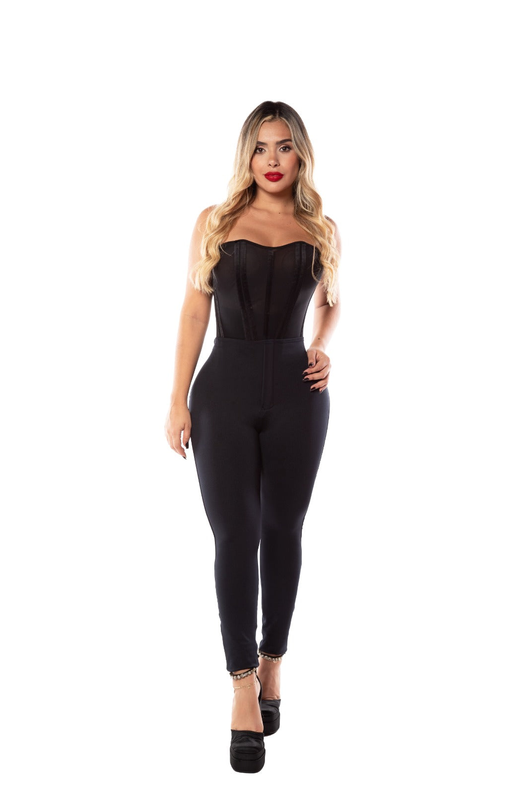 BodyLicios Skinny Shaping Leggings with Built-In Shapewear