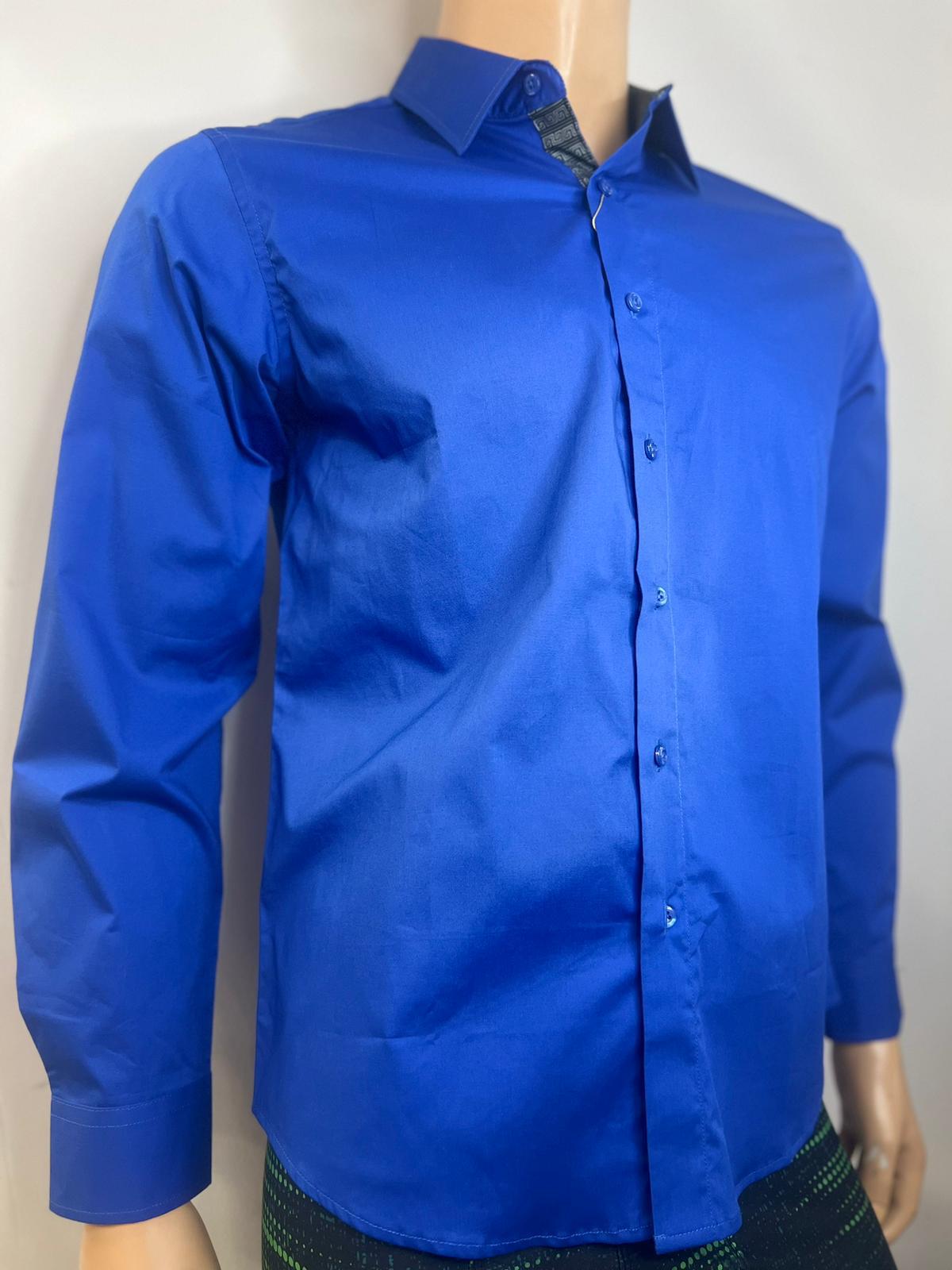 Royal Long Sleeve Polo Shirt