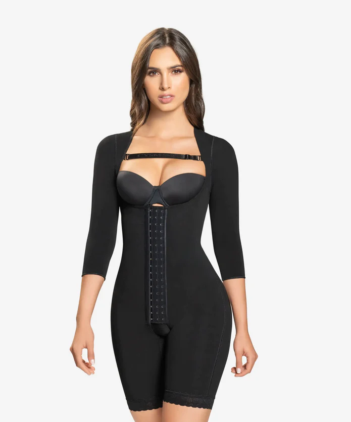 Seamless targeted compression slimming thermal bodysuit - Style 1586 — CYSM  Shapers