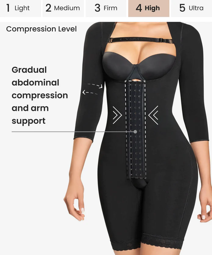 Arm Shaping Gradual Compression Bodysuit