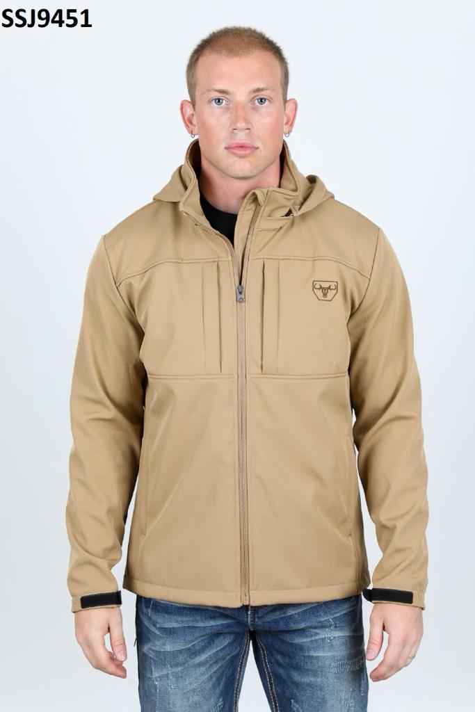 Strong Zipper Up Coat Cowboy Style