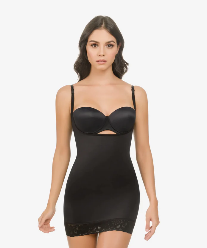 Ultra Flex Push-Up Lace Detailed Slip