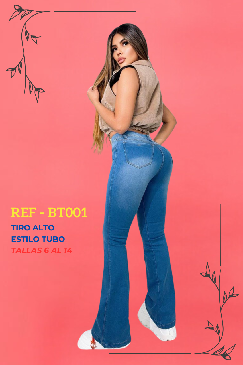 BT-001 BUTT-LIFTING COLOMBIAN JEANS