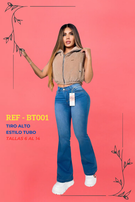 BT-001 BUTT-LIFTING COLOMBIAN JEANS