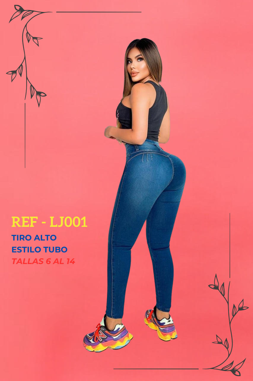 LJ001 BUTT-LIFTING COLOMBIAN JEANS