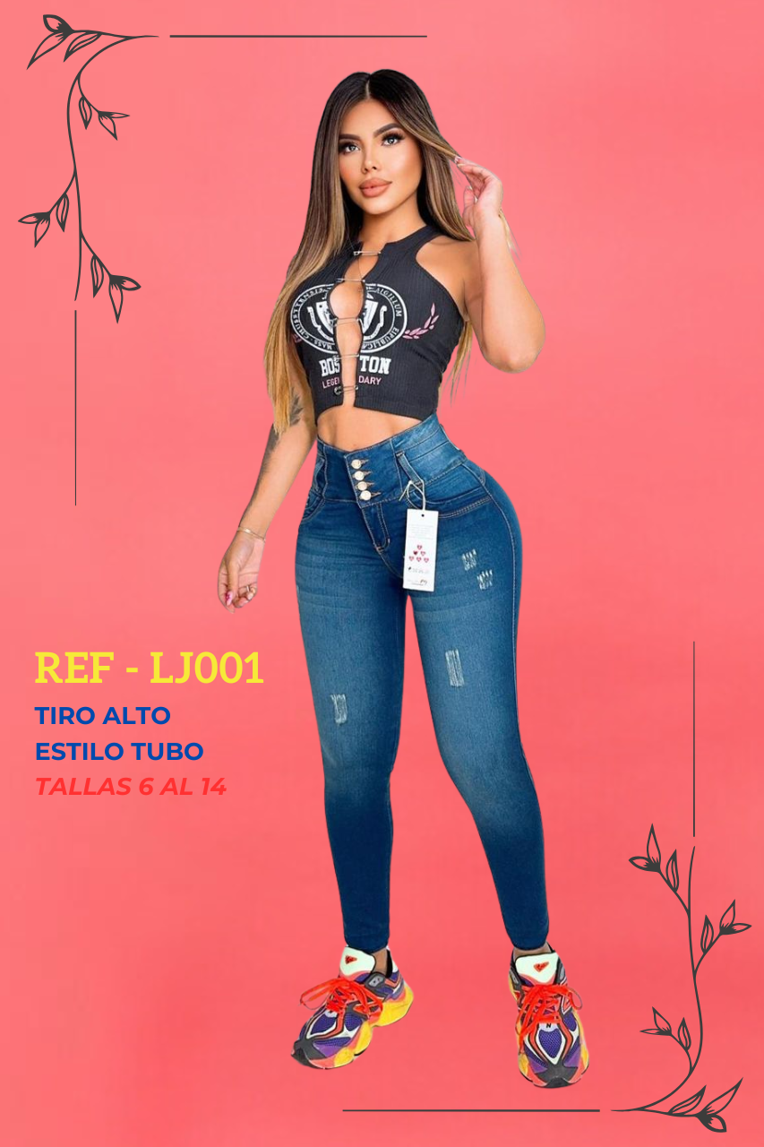 LJ001 BUTT-LIFTING COLOMBIAN JEANS