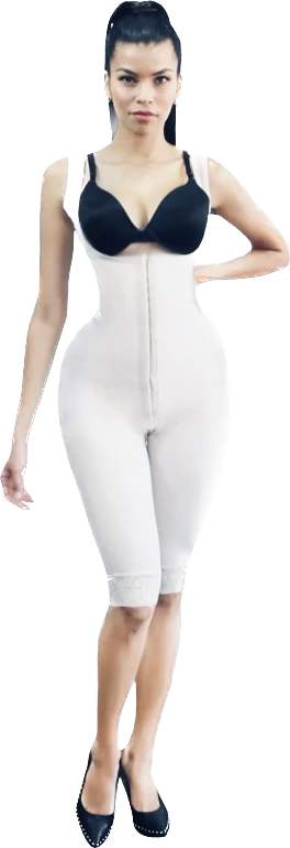 High Control Faja Knee Length with 4 Levels of Adjustment