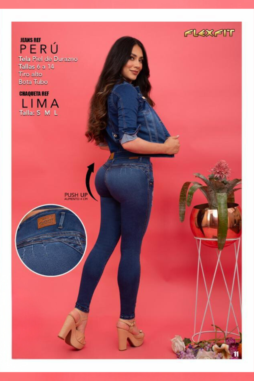 FLEXFIT PERU BUTT-LIFTING COLOMBIAN JEANS