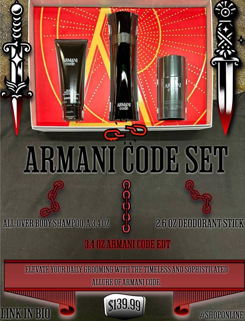 Armani Code Sample Set Armani Code - Set – MODA COLOMBIANA, USA