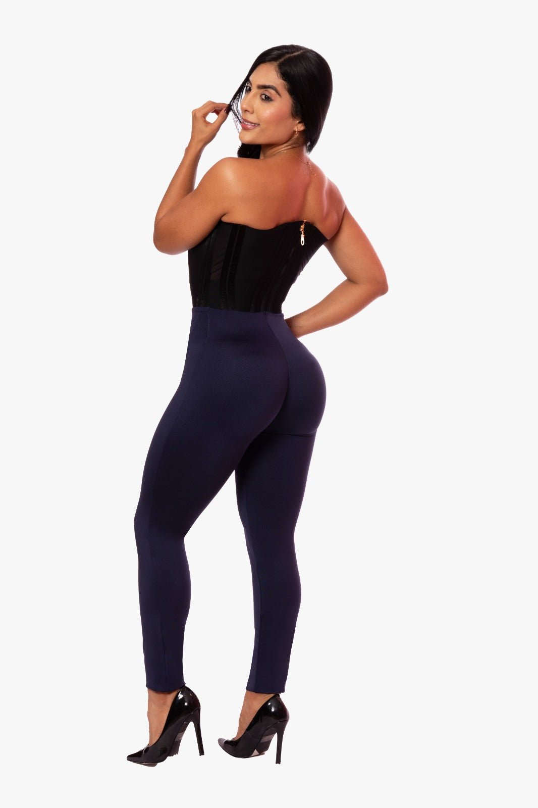 BodyLicios Skinny Shaping Leggings with Built-In Shapewear